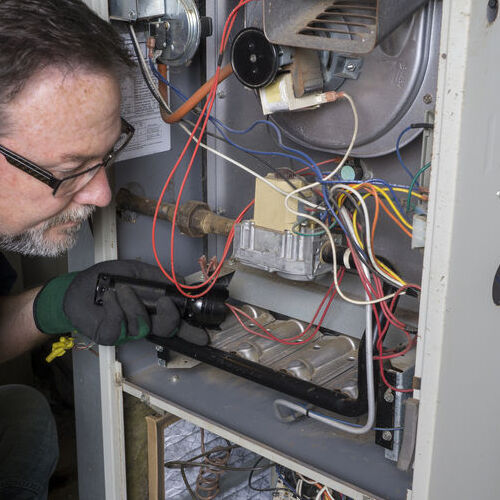 A Furnace Repair Technician